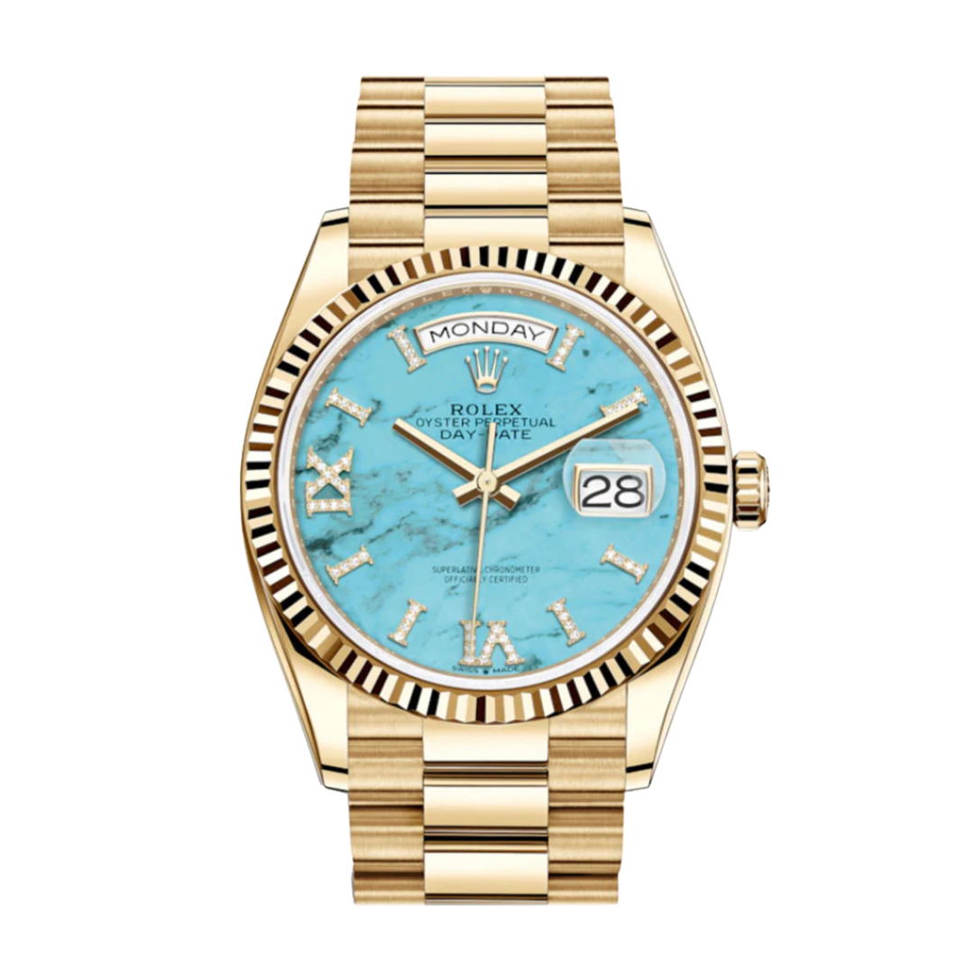 Day-Date 41 Turquoise Dial 128238