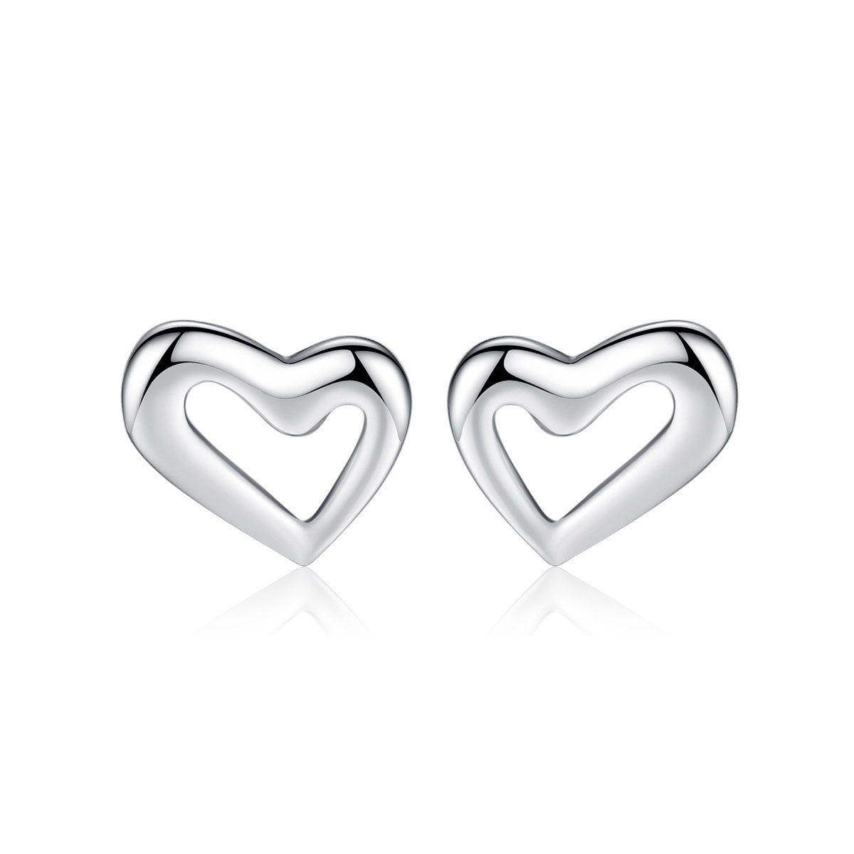 Hearted Stud Earrings - Aventus