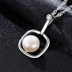 Natural Round Pearl Necklace - Aventus