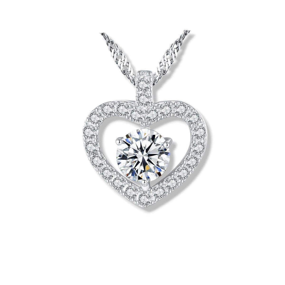 Hollow Heart Necklace - Aventus