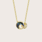 Abalone Shell Crescent Moon Necklace