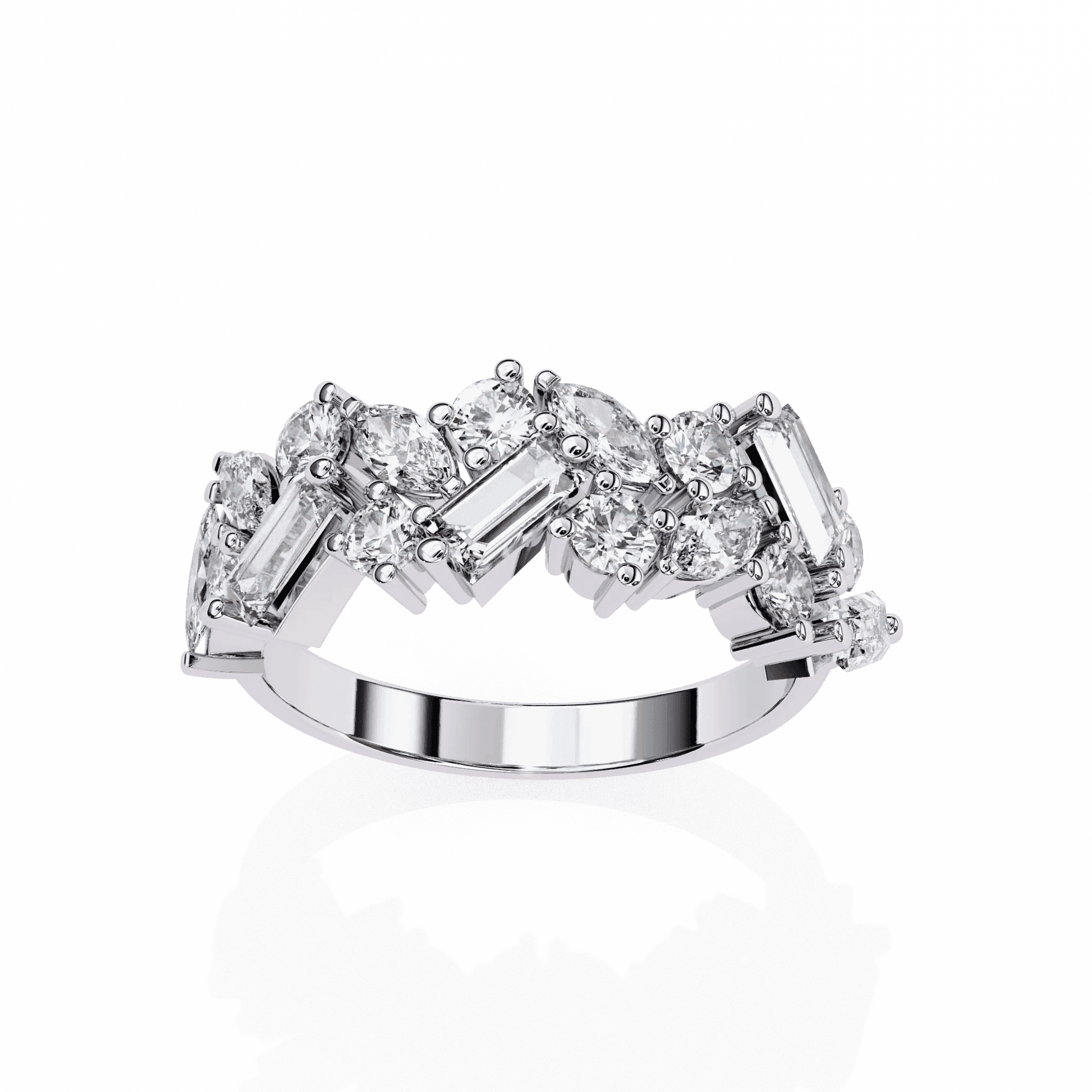 Art Gallery Moissanite Diamond Ring - Aventus