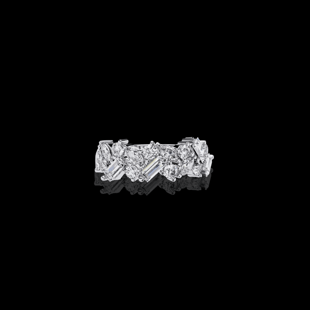 Art Gallery Moissanite Diamond Ring - Aventus