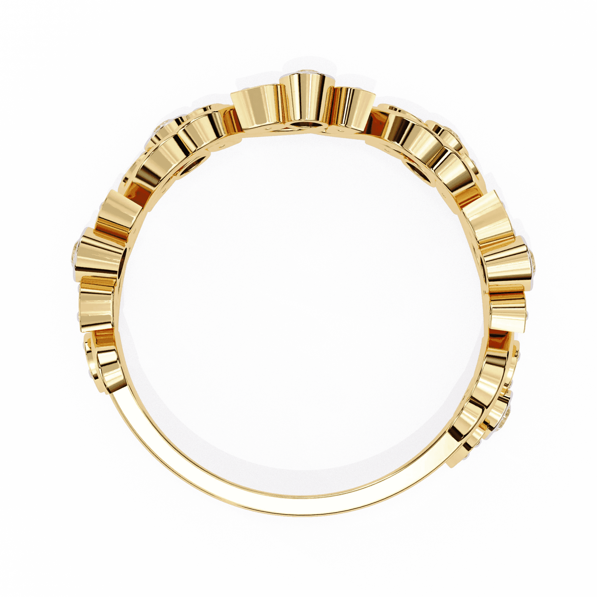 Artistic Moissanite Diamond Ring - Aventus