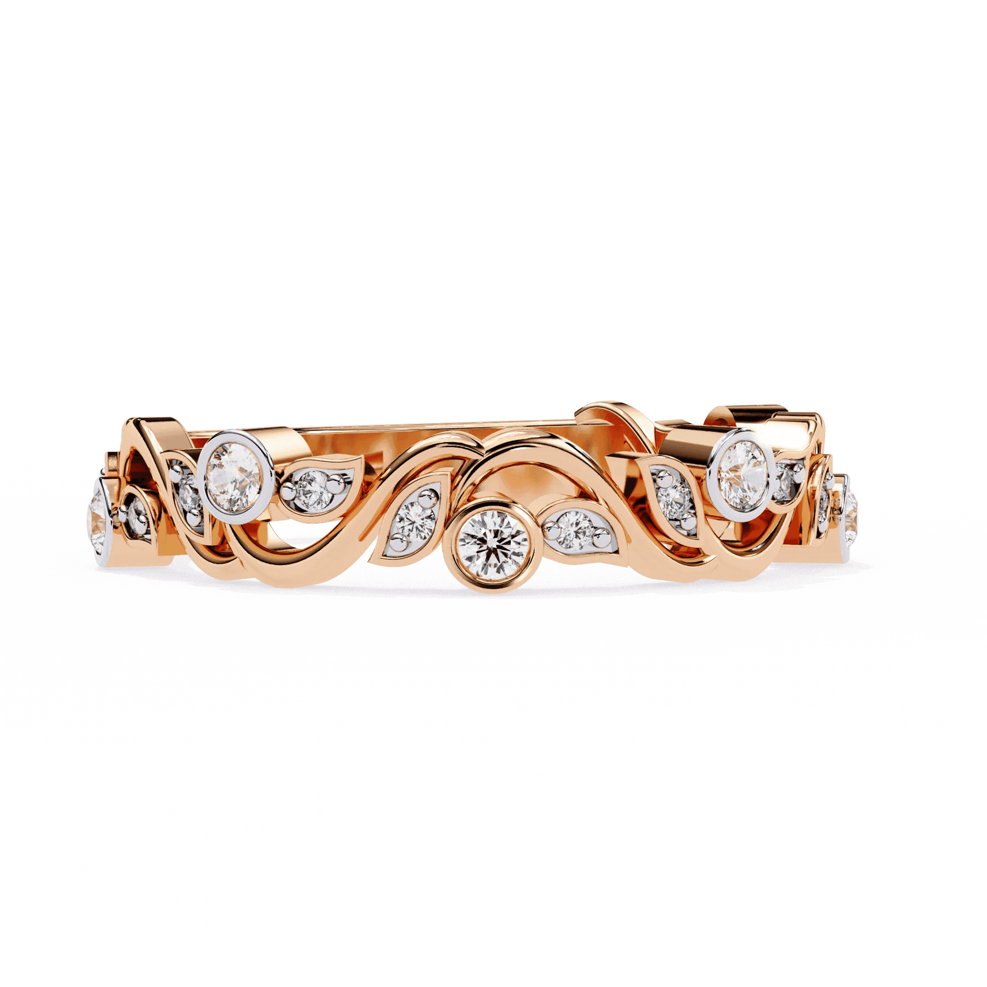 Artistic Moissanite Diamond Ring - Aventus