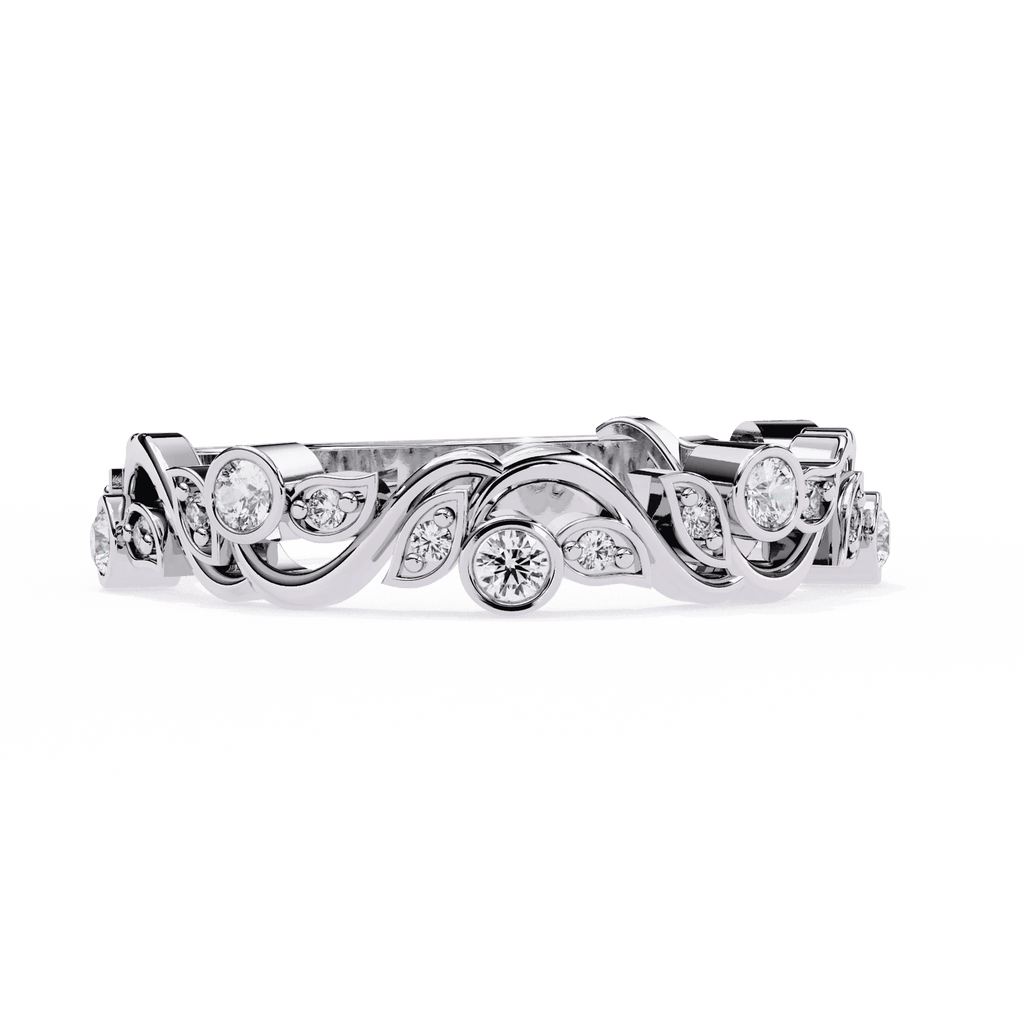 Artistic Moissanite Diamond Ring - Aventus