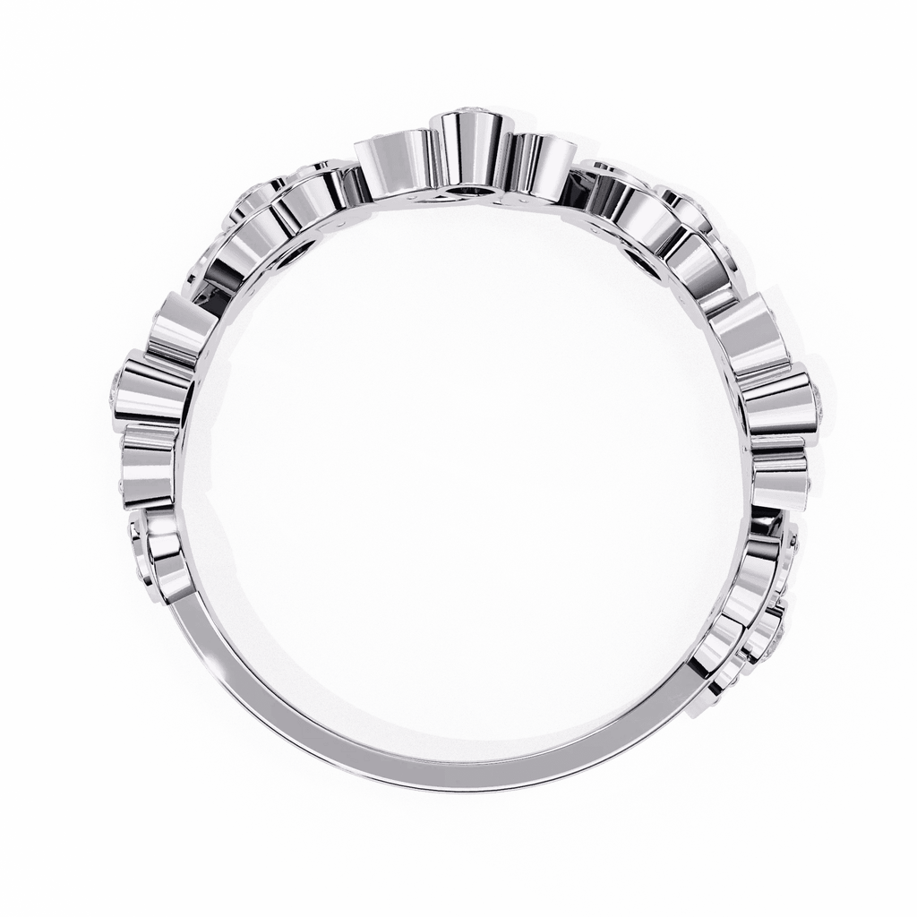 Artistic Moissanite Diamond Ring - Aventus