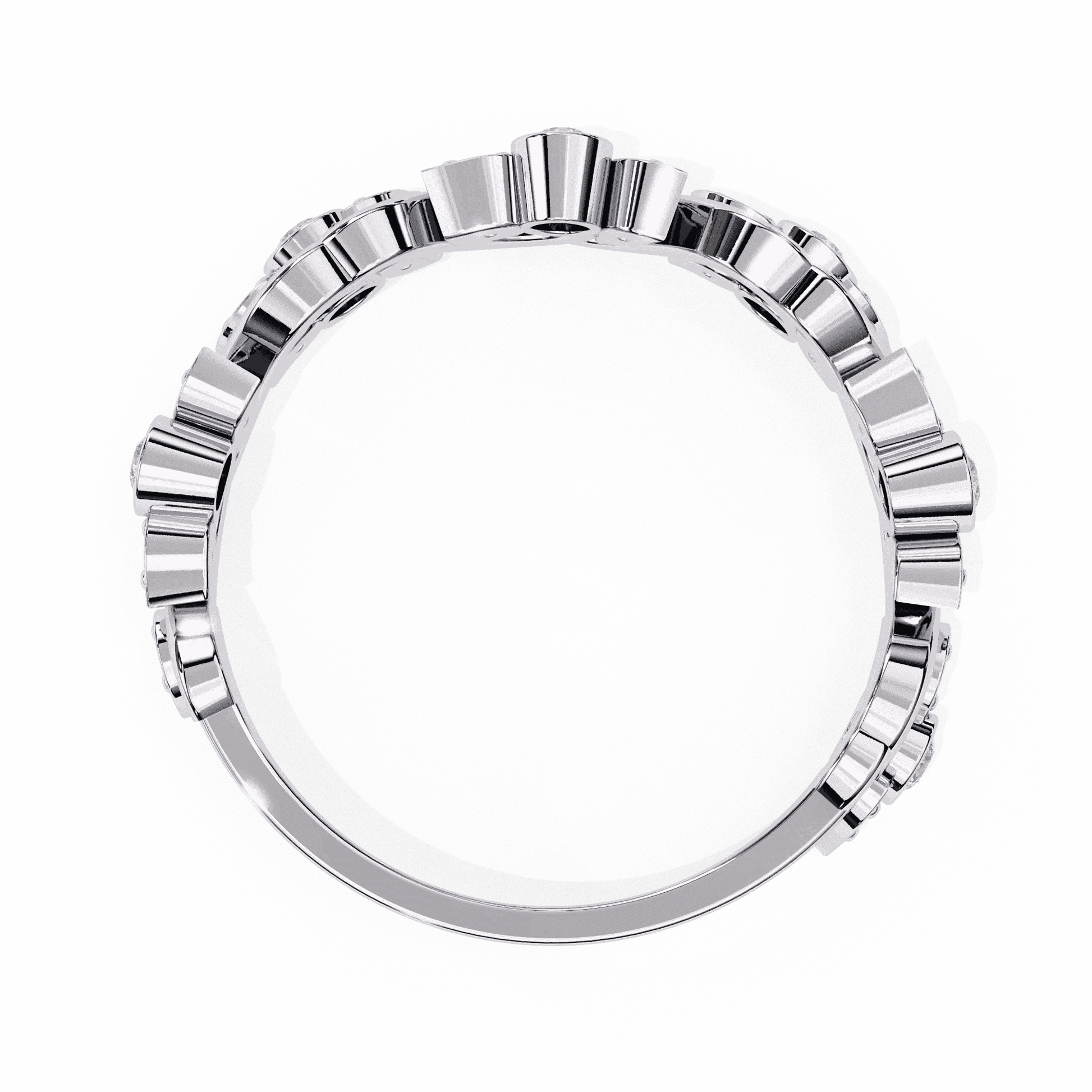 Artistic Moissanite Diamond Ring - Aventus