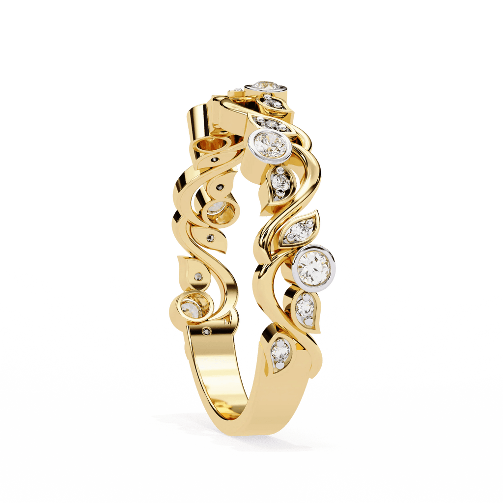 Artistic Moissanite Diamond Ring - Aventus