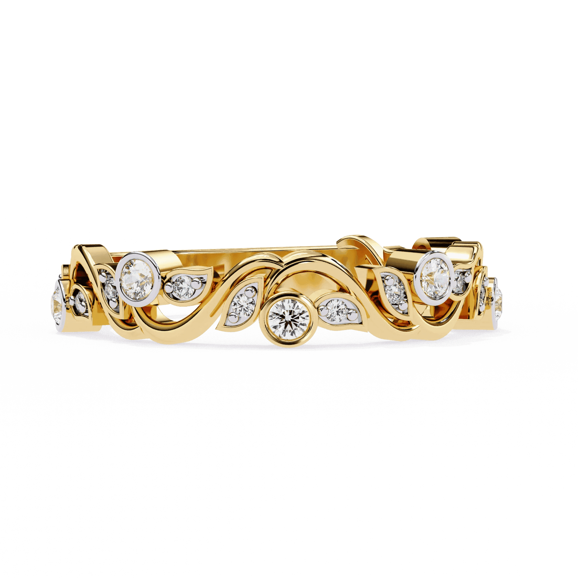 Artistic Moissanite Diamond Ring - Aventus