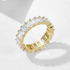 Baguette Rectangle Multi-Color Eternity Band - Aventus