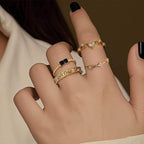 Black Onyx Layered Jewelry Set - Aventus