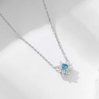 Blue Flower Necklace