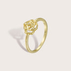 Camellia Flower Promise Ring