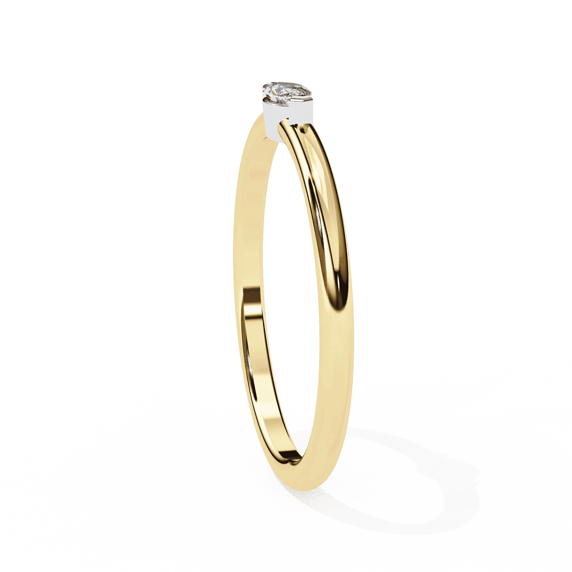 ced Out Moissanite Diamond Wedding Band in Sterling Silver - Aventus