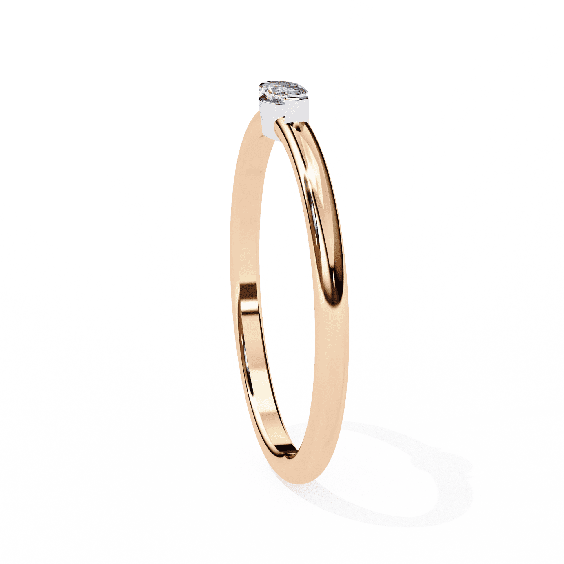 ced Out Moissanite Diamond Wedding Band in Sterling Silver - Aventus