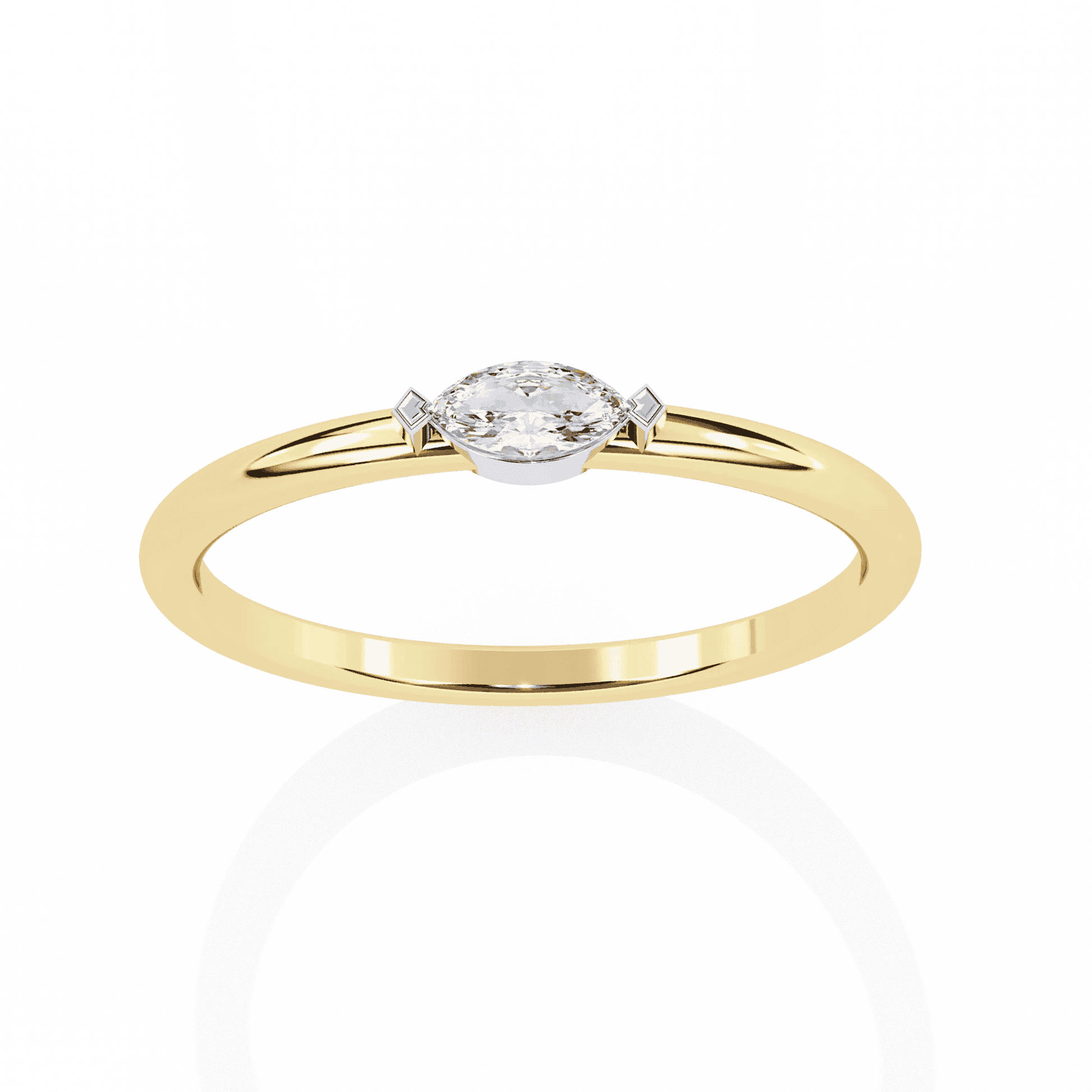 ced Out Moissanite Diamond Wedding Band in Sterling Silver - Aventus