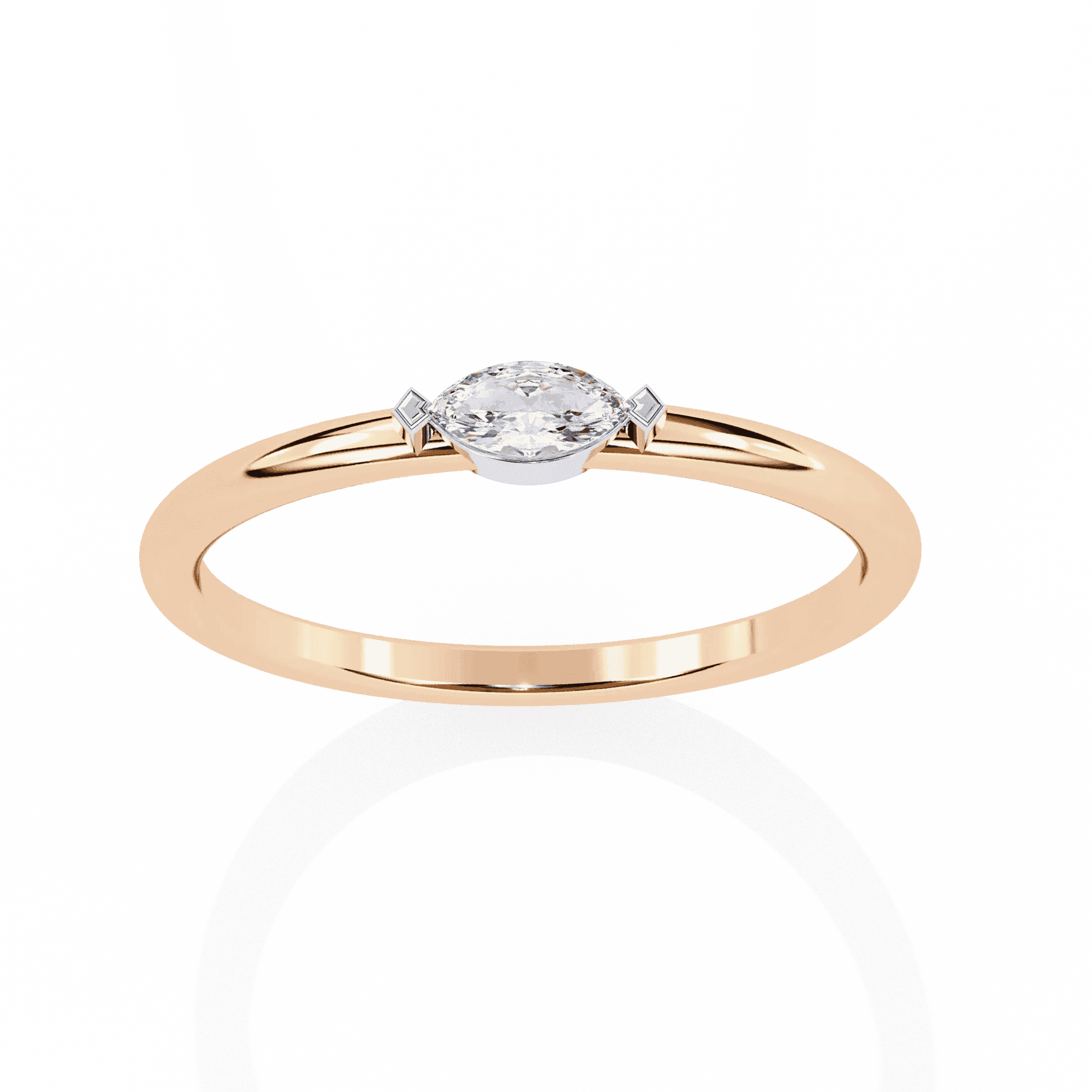 ced Out Moissanite Diamond Wedding Band in Sterling Silver - Aventus