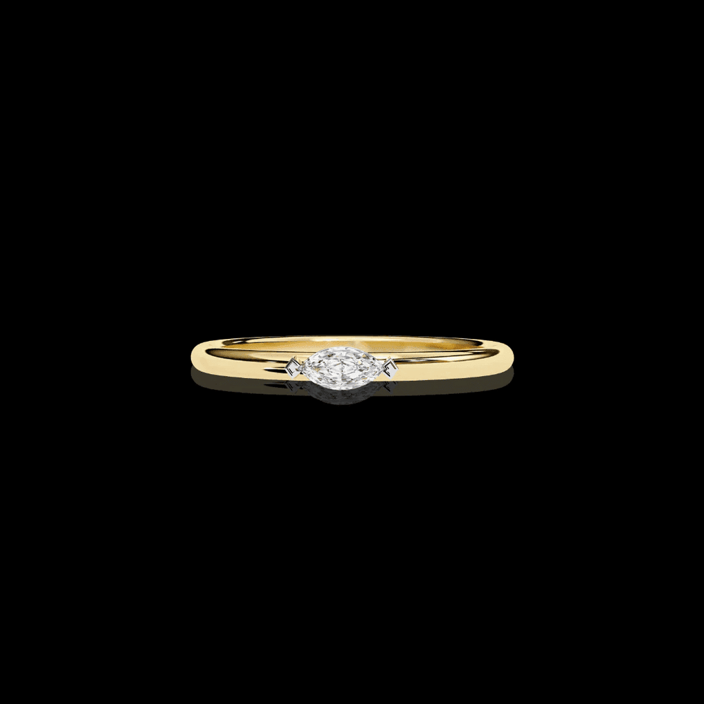 ced Out Moissanite Diamond Wedding Band in Sterling Silver - Aventus