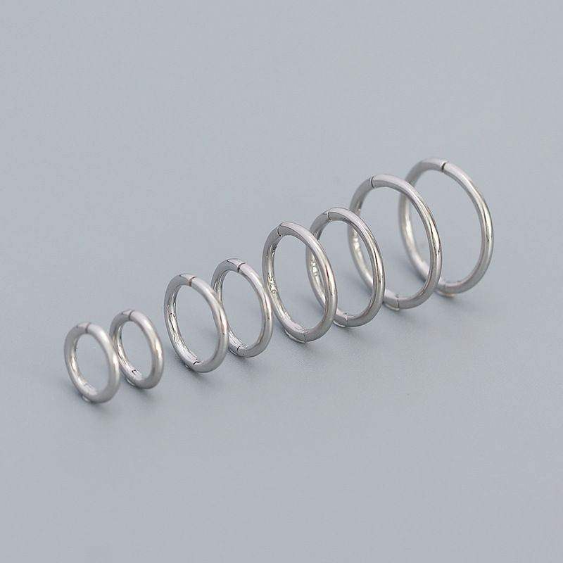 Circle Huggie Hoop Earrings - Aventus