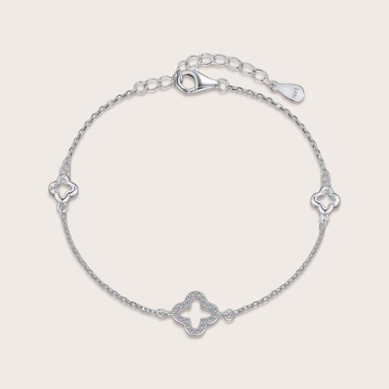 Clover Trio Charm Bracelet - Aventus