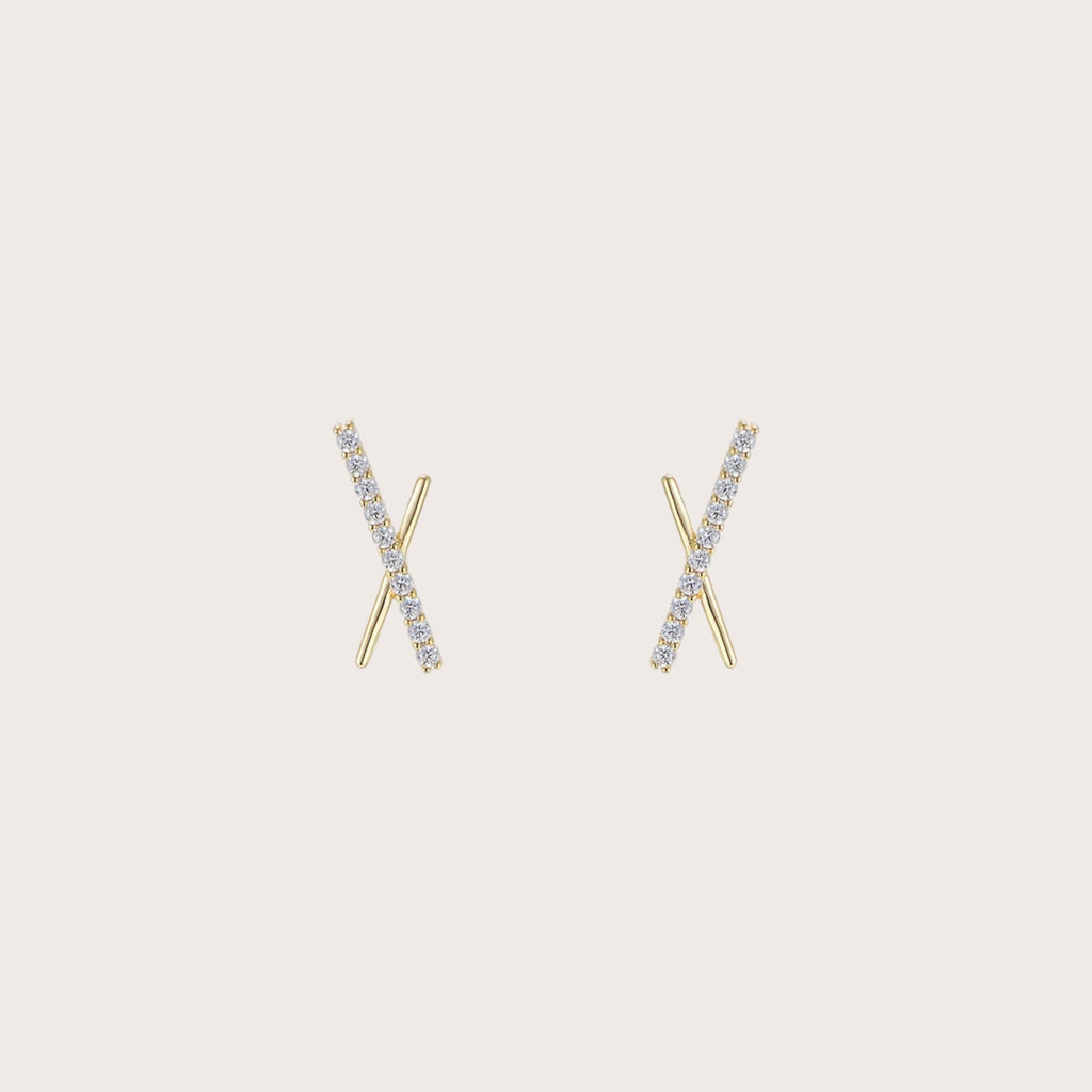 Cross Stud Earrings