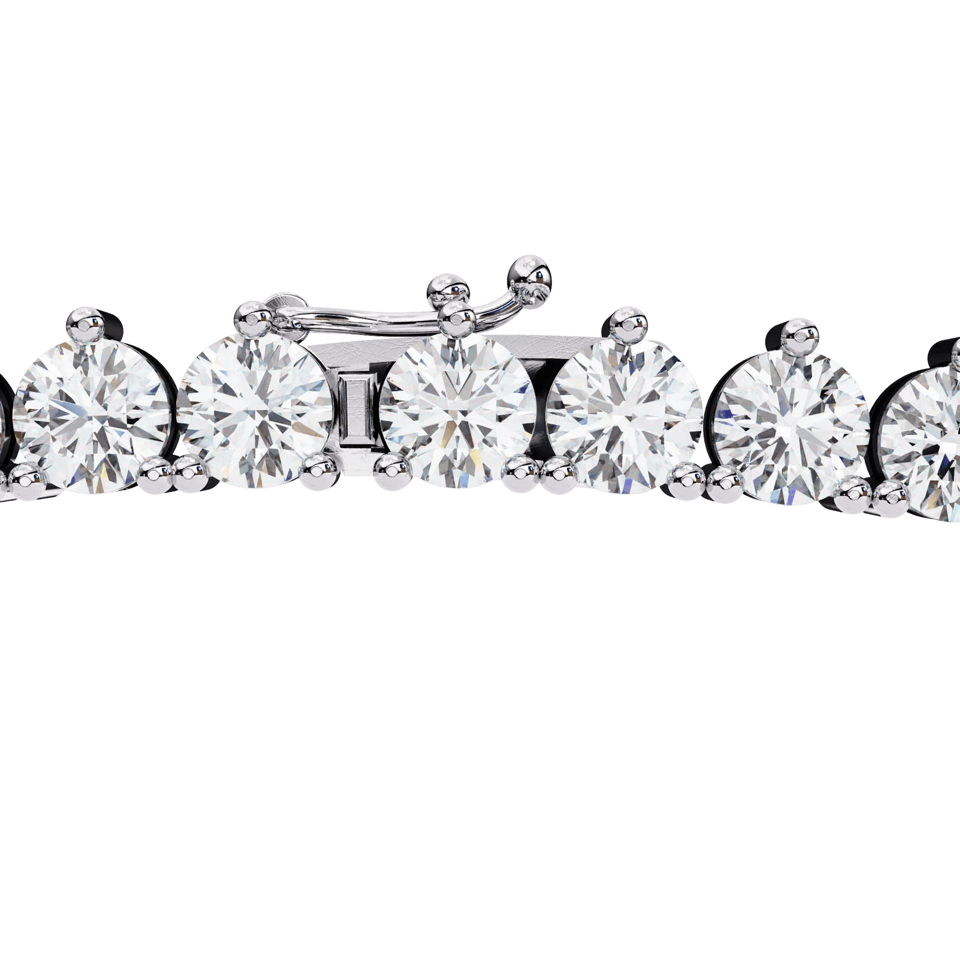 Custom Infinity Glow Moissanite Necklace – Wholesale Round Pendant Jewelry - Aventus