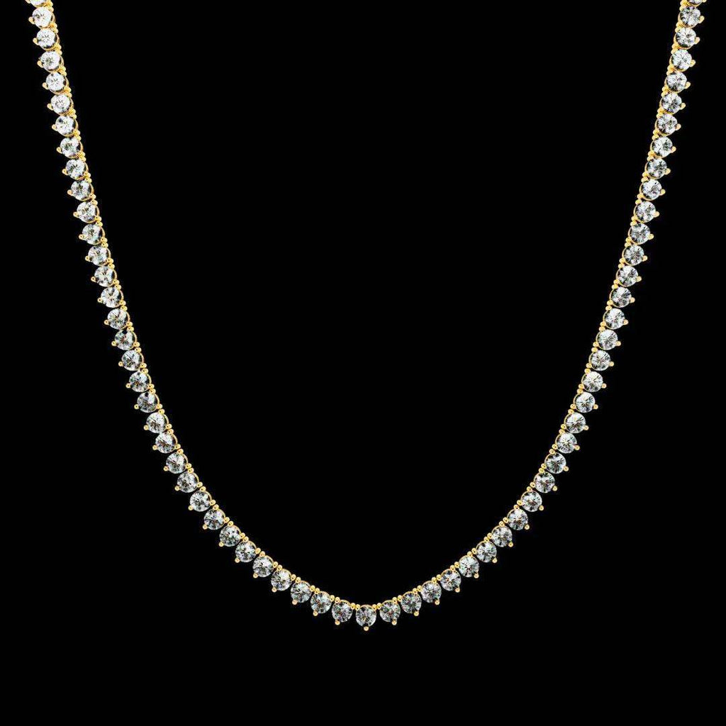 Custom Infinity Glow Moissanite Necklace – Wholesale Round Pendant Jewelry - Aventus