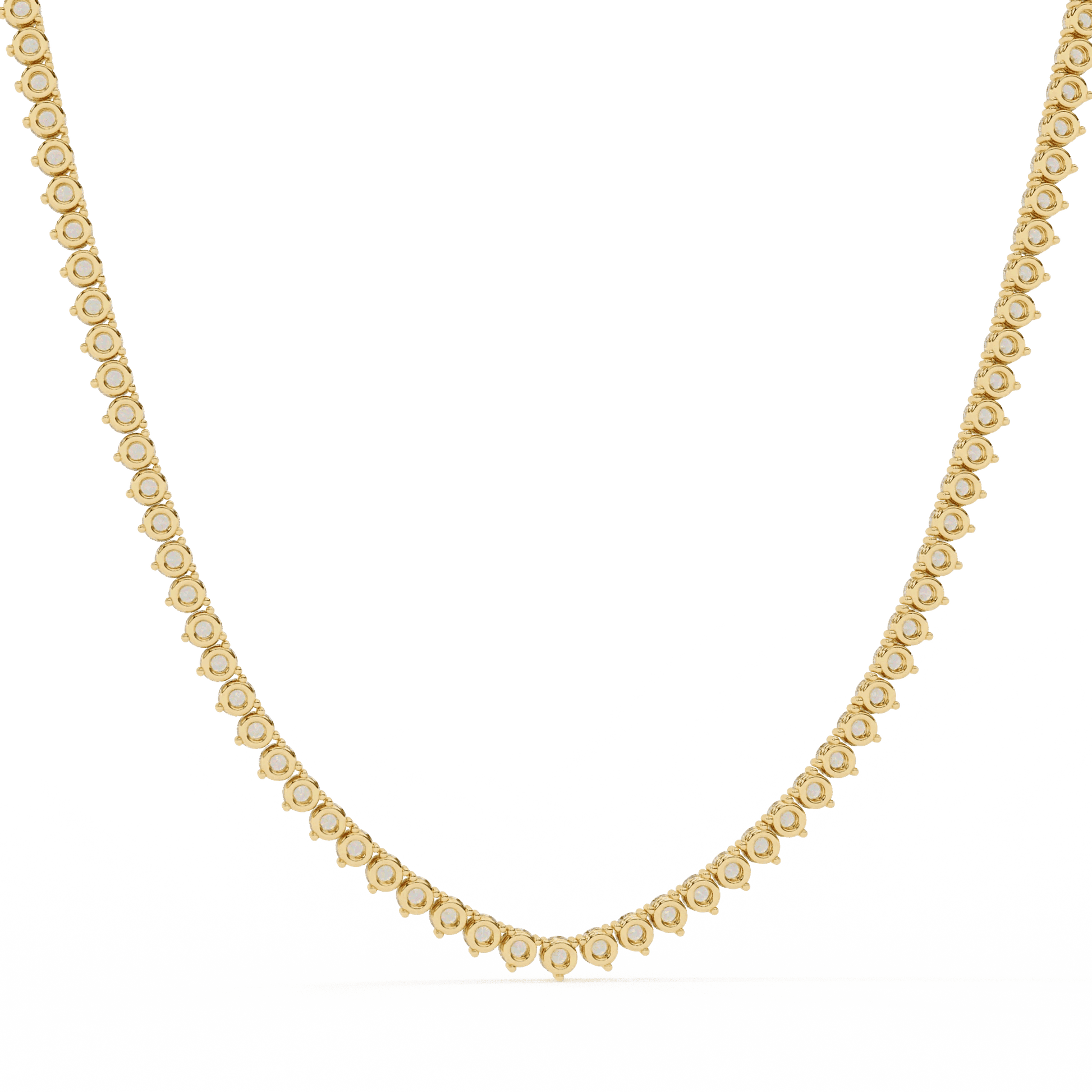 Custom Infinity Glow Moissanite Necklace – Wholesale Round Pendant Jewelry - Aventus