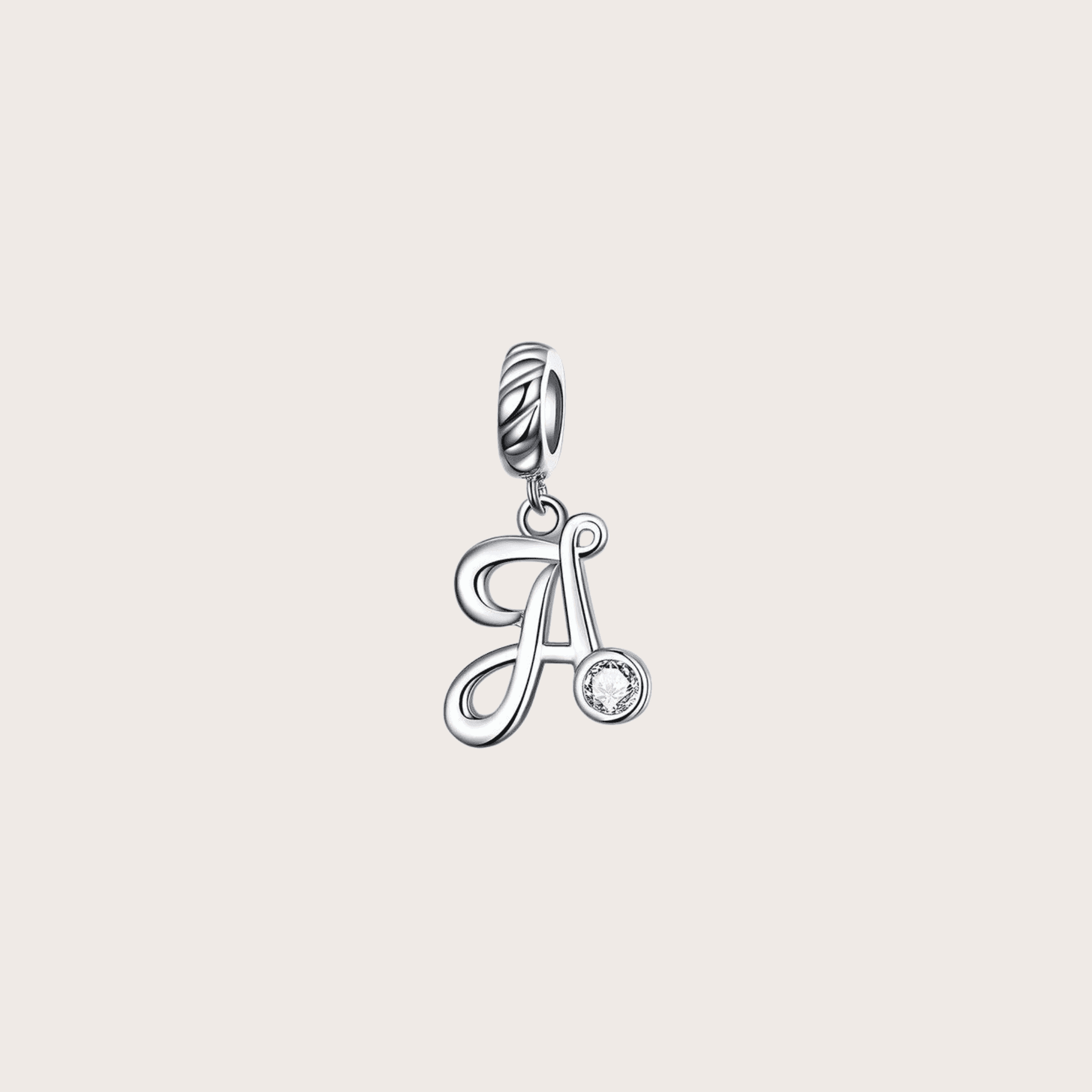 Diamond Initial Letter Pendant Necklace