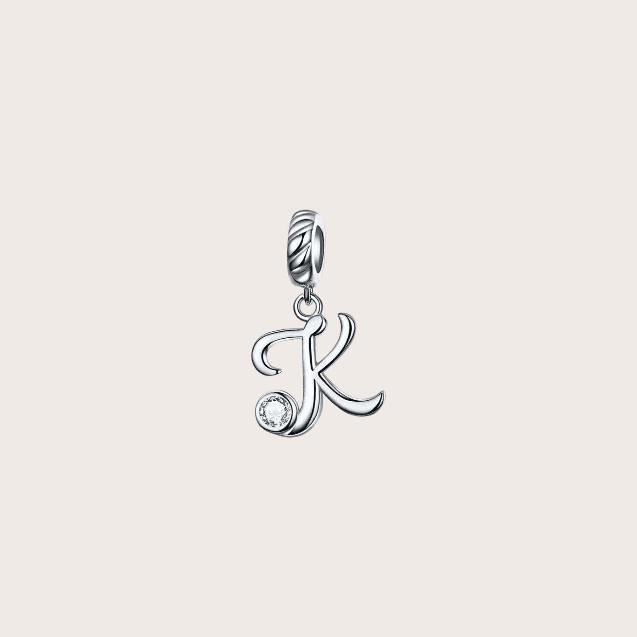 Diamond Initial Letter Pendant Necklace