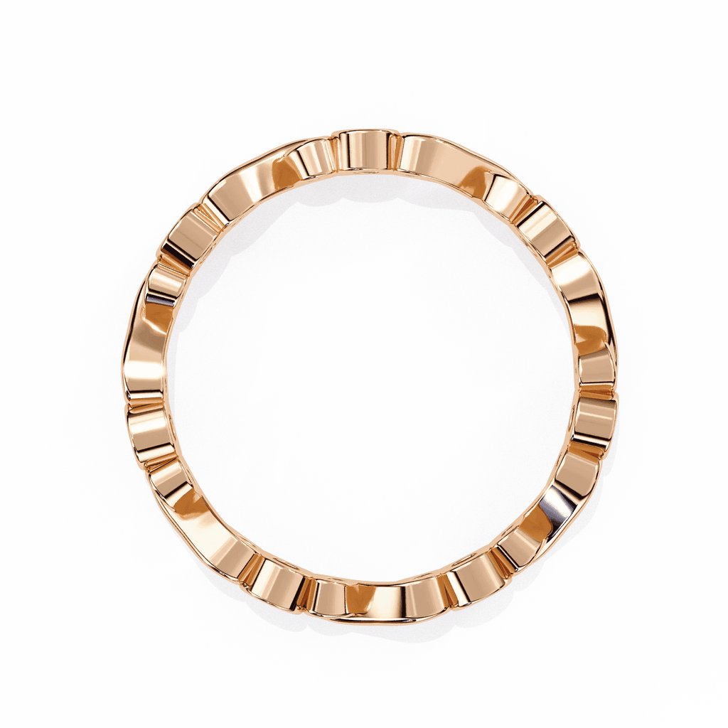 Eternal Winter Moissanite Diamond Wedding Band for Your Forever - Aventus