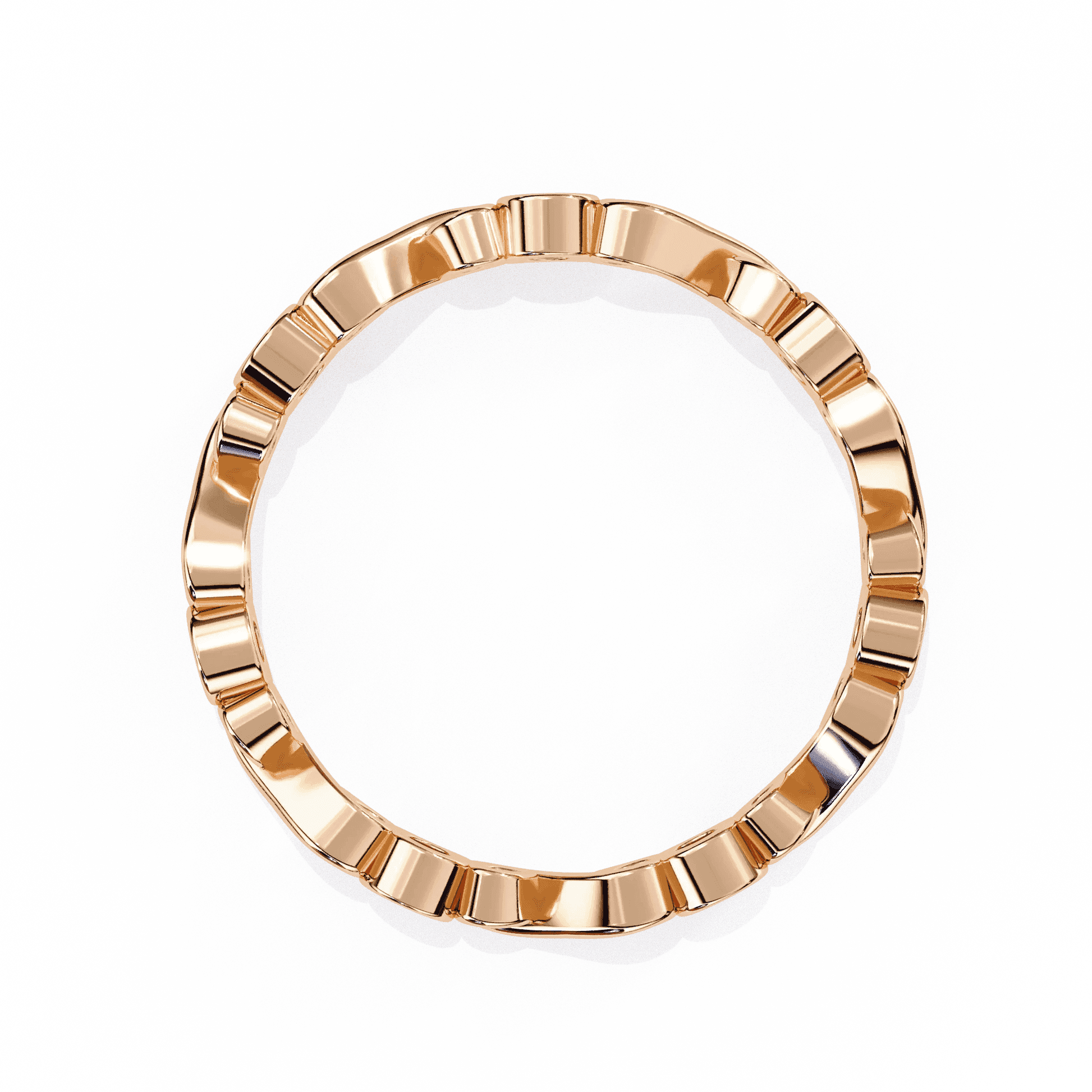 Eternal Winter Moissanite Diamond Wedding Band for Your Forever - Aventus