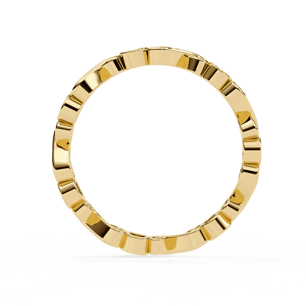 Eternal Winter Moissanite Diamond Wedding Band for Your Forever - Aventus