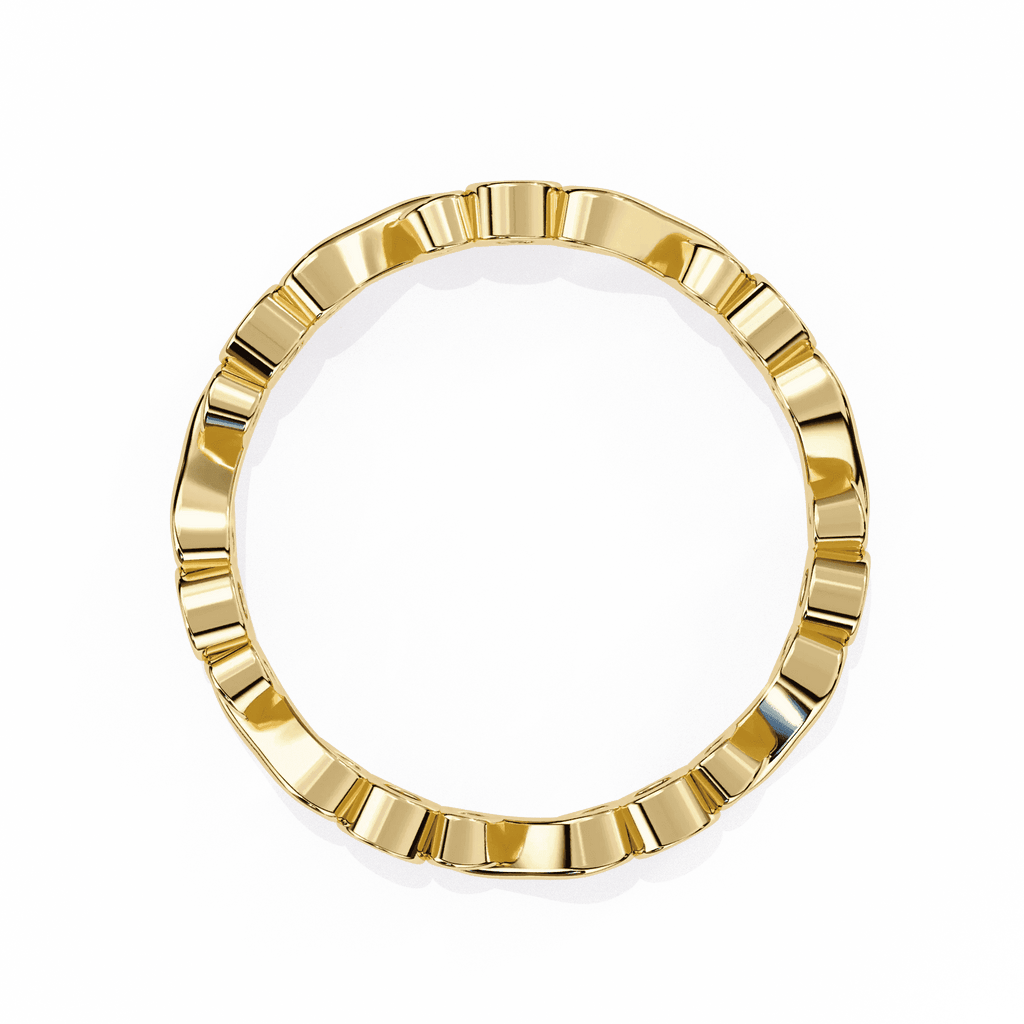 Eternal Winter Moissanite Diamond Wedding Band for Your Forever - Aventus