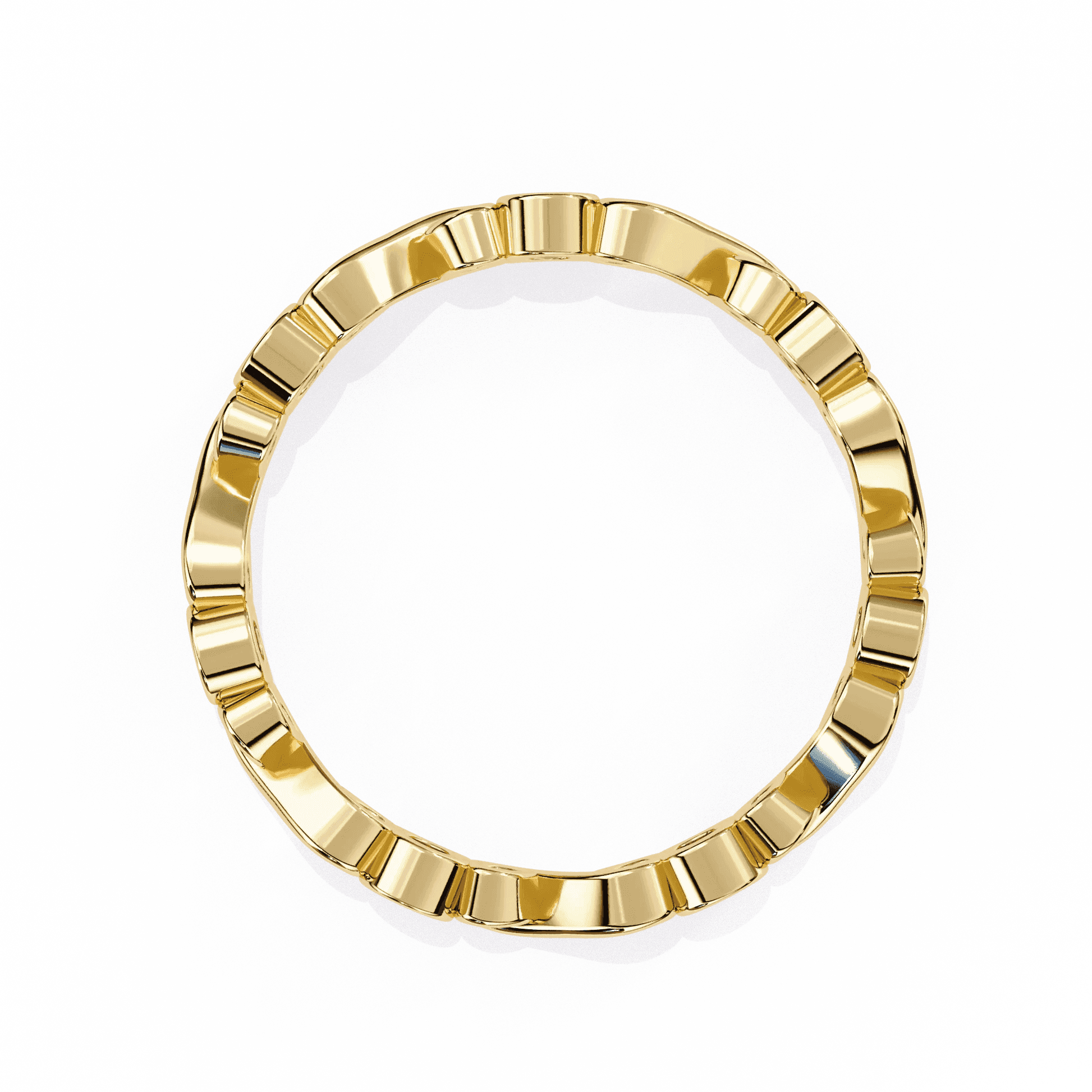 Eternal Winter Moissanite Diamond Wedding Band for Your Forever - Aventus