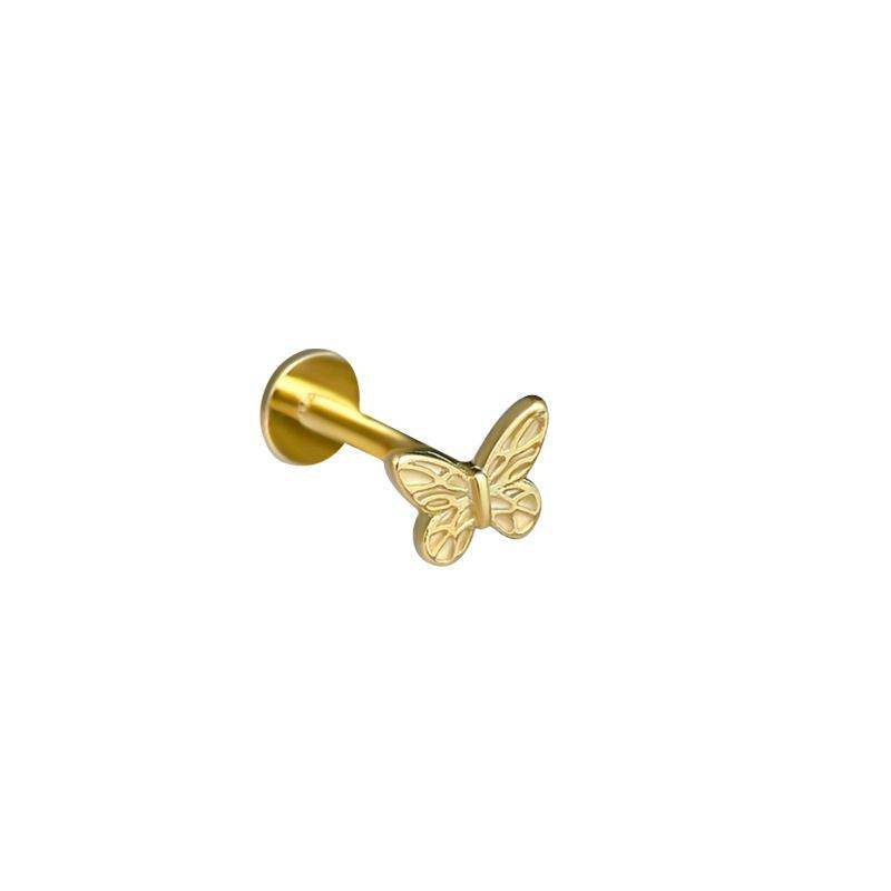 Gold Butterfly Earrings - Aventus