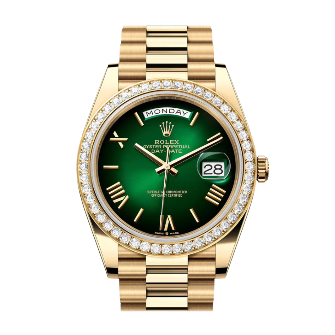 Day Date 41 / 36 Green Ombre Dial 228348RBR