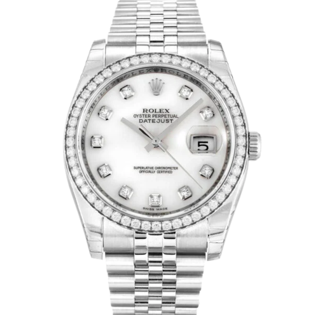 Datejust 36 /41 Mother of Pearl – White Dial 116244