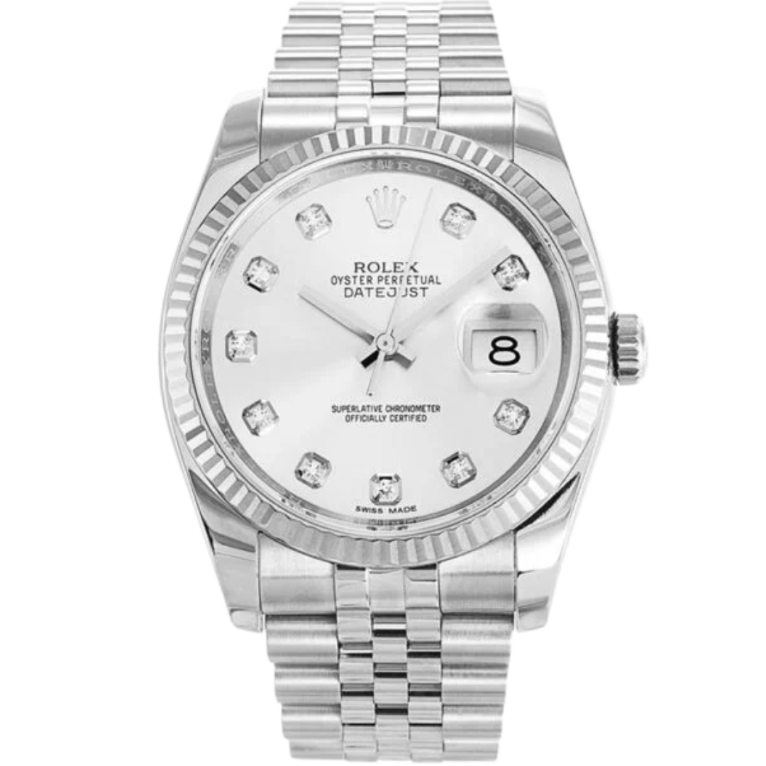 Datejust 36 /41 41mm White Dial 116234