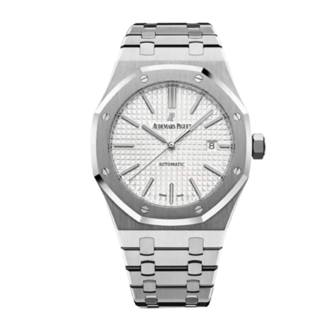 Royal Oak White Dial 15400ST.OO.1220ST.02