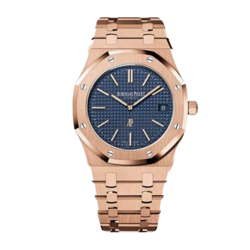 Royal Oak Rose Gold Blue Dial 15400OR.OO.1220OR.03