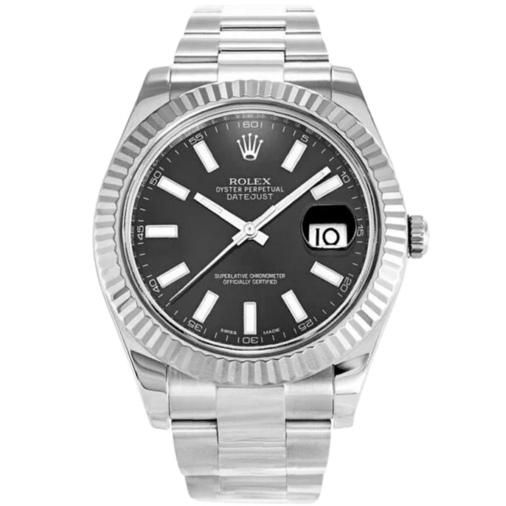 Datejust 41 / 36mm Black Dial 116334