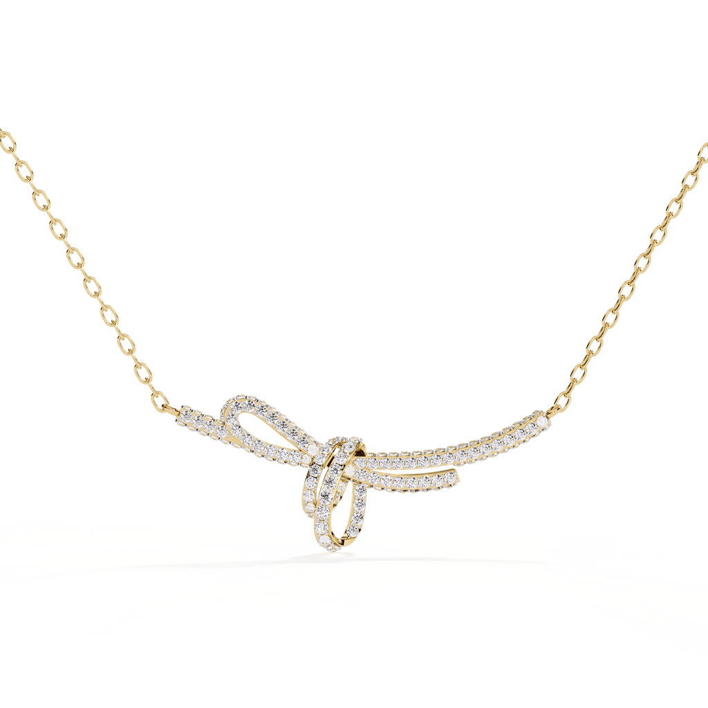Handcrafted Long Chain Moissanite Diamond Necklace for Women – Bespoke Brilliance - Aventus