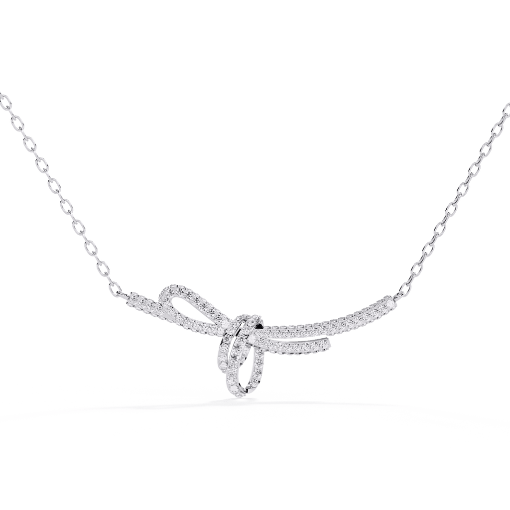 Handcrafted Long Chain Moissanite Diamond Necklace for Women – Bespoke Brilliance - Aventus