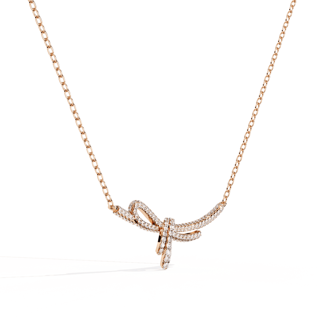 Handcrafted Long Chain Moissanite Diamond Necklace for Women – Bespoke Brilliance - Aventus
