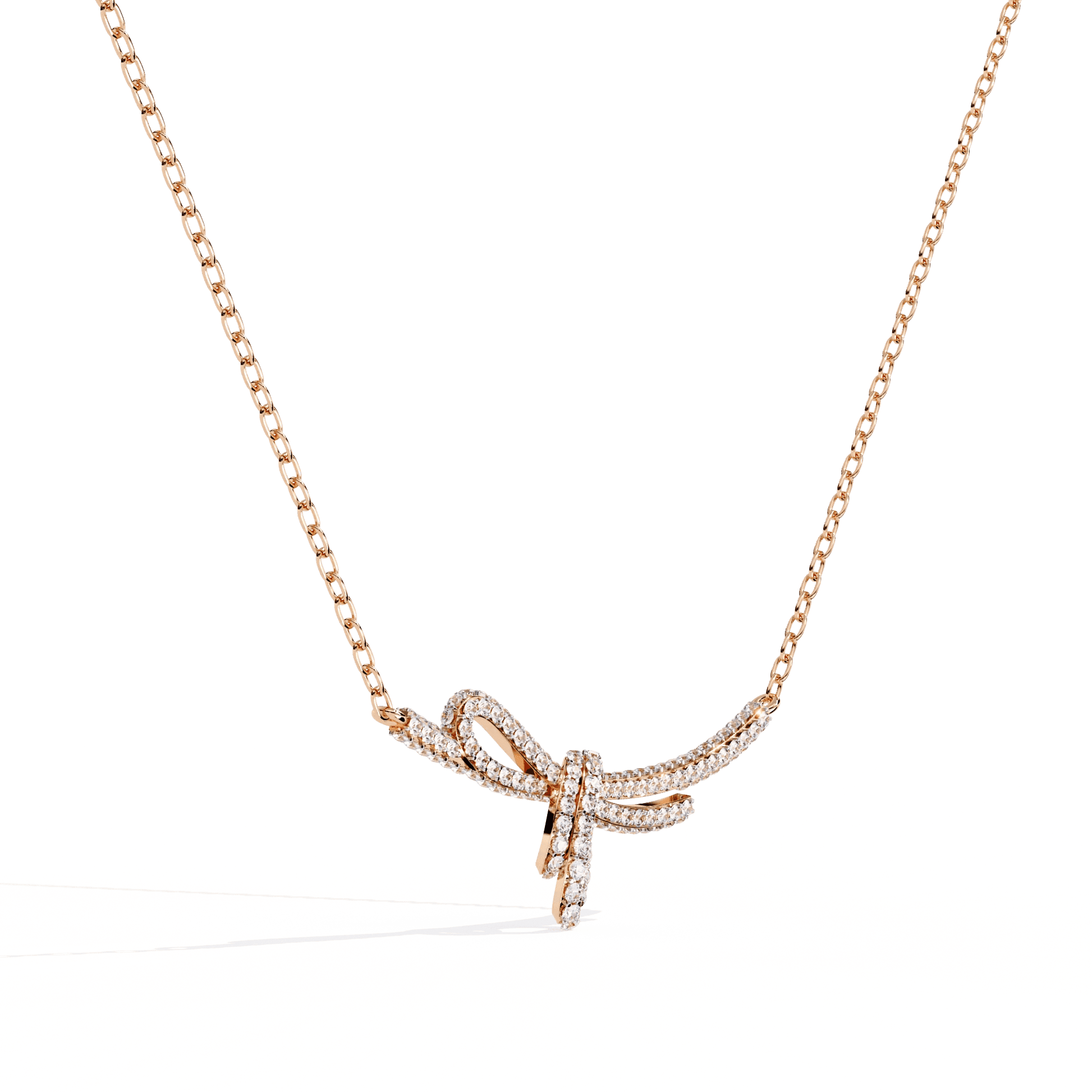 Handcrafted Long Chain Moissanite Diamond Necklace for Women – Bespoke Brilliance - Aventus