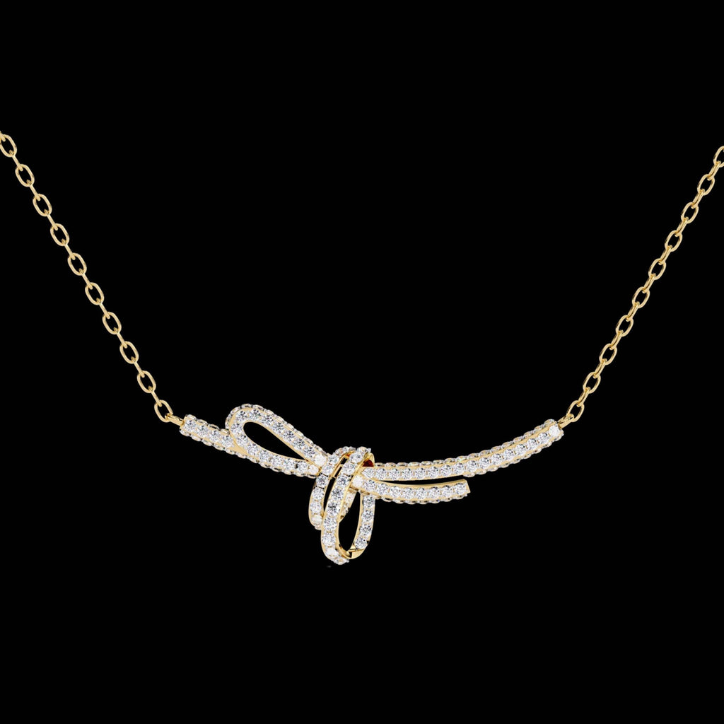 Handcrafted Long Chain Moissanite Diamond Necklace for Women – Bespoke Brilliance - Aventus