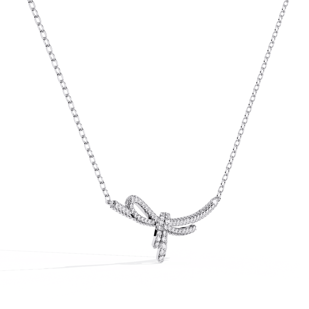 Handcrafted Long Chain Moissanite Diamond Necklace for Women – Bespoke Brilliance - Aventus