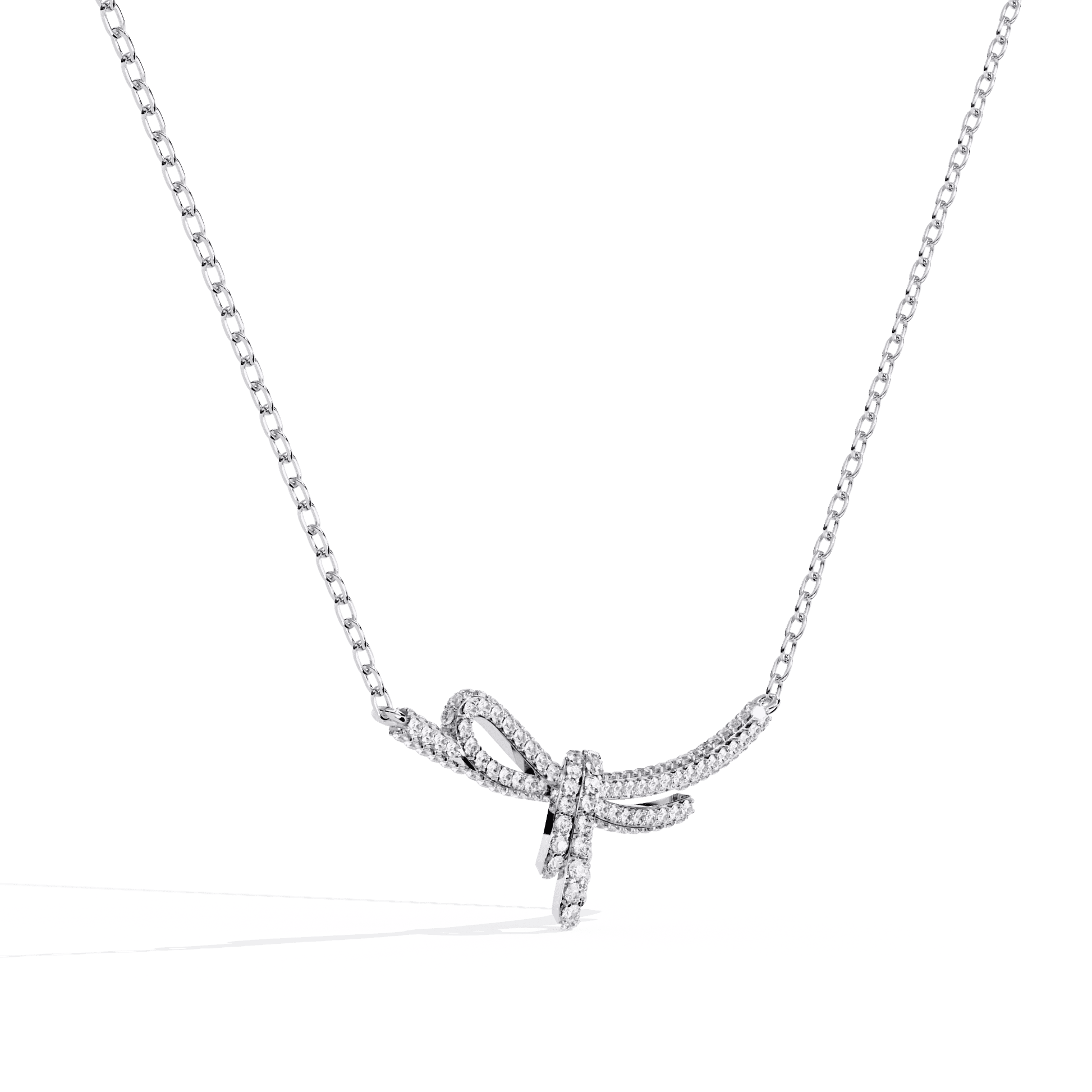 Handcrafted Long Chain Moissanite Diamond Necklace for Women – Bespoke Brilliance - Aventus